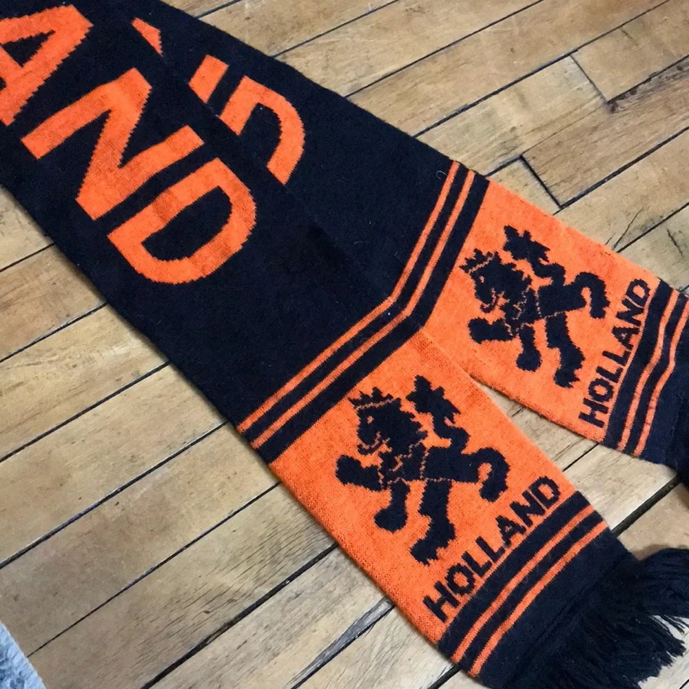 Holland Black and‎ Orange Scarf